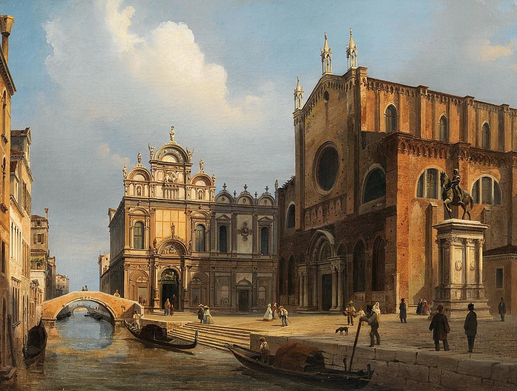Campo Santi Giovanni e Paolo con la Chiesa di Zanipolo e la Scuola Grande di San Marco